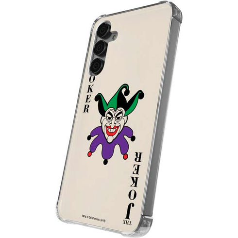 DC Comics The Joker Calling Card Galaxy S24 Plus Clear Case